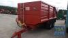 JPM 14 TON TRAILER WITH HYDRAULIC DOOR & SPRUNG DRAWBAR