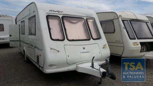 COMPASS RALLY 524 4 BERTH CARAVAN NO KEYS