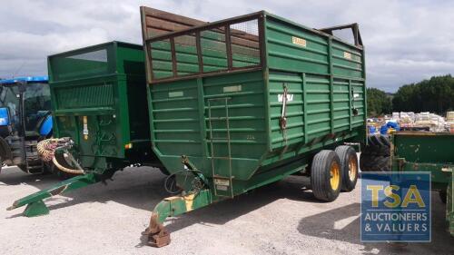 FRASER 12T TRAILER C/W SILAGE SIDES GRAIN SIDES & COVER