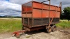 MARSHALL TWIN AXLE TRAILER C/W SILAGE SIDES