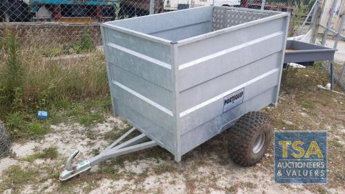 PORTEQUIP QUAD TRAILER WITH PARTITION 1600 X 1100