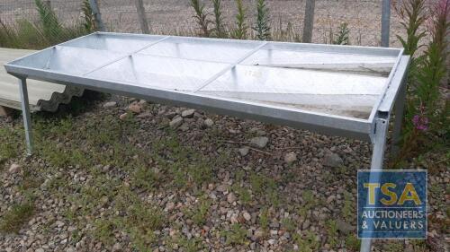 DOUBLE SIDED GALV CATTLE TROUGH