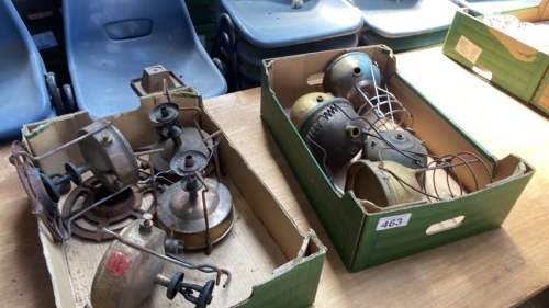 2 BOXES PART TILLEY LAMPS ETC