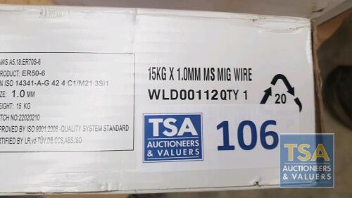 Weldmig Welding Wire - 15kg - 1mm
