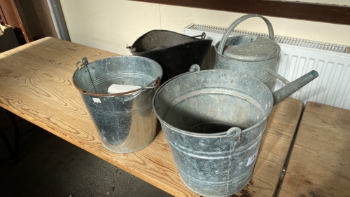 WATERING CAN PAIL & COAL SCUTTLE