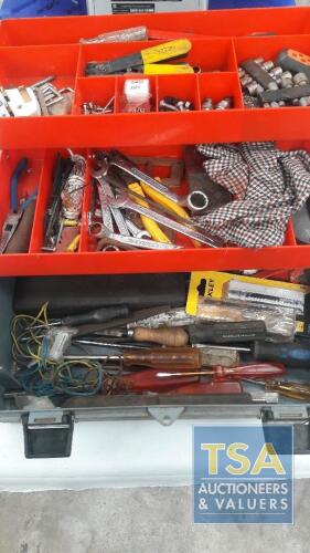 Holt Tool Box c/w Quantity Spanners and Screwdrivers