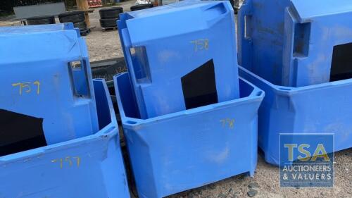 2 LARGE PLASIC BINS