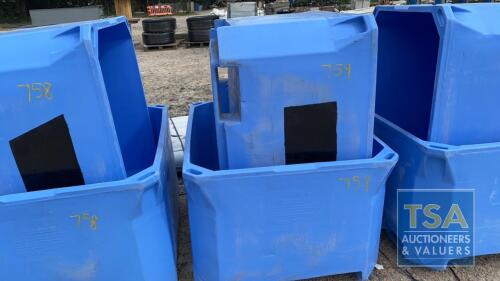 2 LARGE PLASIC BINS