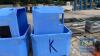 2 LARGE PLASIC BINS