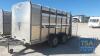 IFOR WILLIAMS 510G 12' X 6' STOCK TRAILER