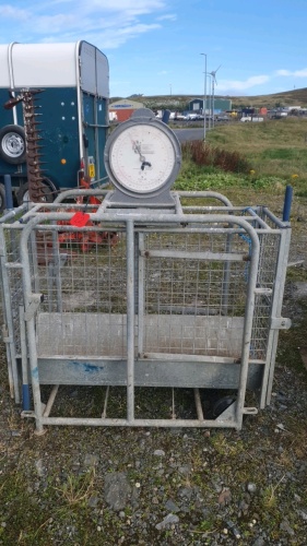 Weighing crate