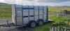 12ft Ifor Williams stock trailer c/w 2 sheep gates & cattle gate