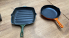 BOX- 2 LE CRUESET PANS