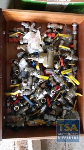 DRAWER OF BALL FIX AND LEVER VALVES