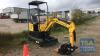 JPC HT12 MINI DIGGER , YEAR 2022, HOURS - 2, C/W BUCKET & GRAB , PLUS VAT