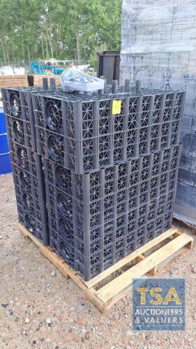 54 SOAKAWAY CRATES 10.8M3 62 TON WEIGHT LOAD RATING C/W INTERLOCK