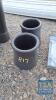 2 REDBANK ROLL TOP CHIMNEY POTS 300MM