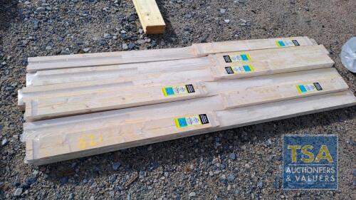 6 WHITEWOOD DOOR LINING KIT 32 X 100MM