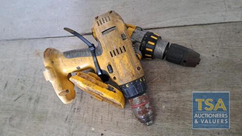 2 DEWALT DRILLS