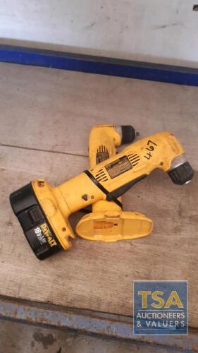 2 DEWALT ANGLE DRILLS