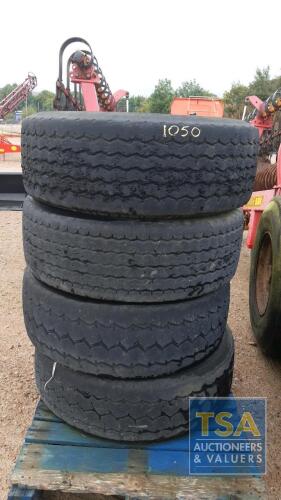 4 LORRY TYRES