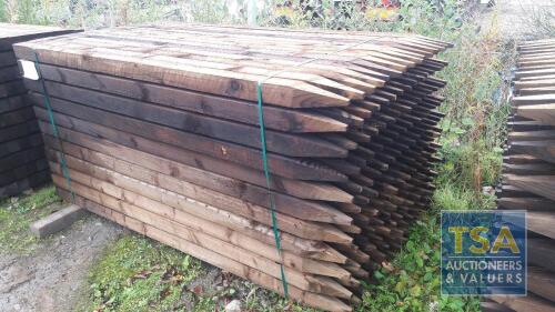 165 - 75 X 75 X 2.1 POINTED BROWN POSTS