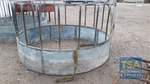 7 FT WIDE X 4 FT HIGH GALV ROUND FEED RING