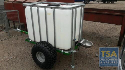 600 LTR IBC WATER BOWSER WITH BOWL