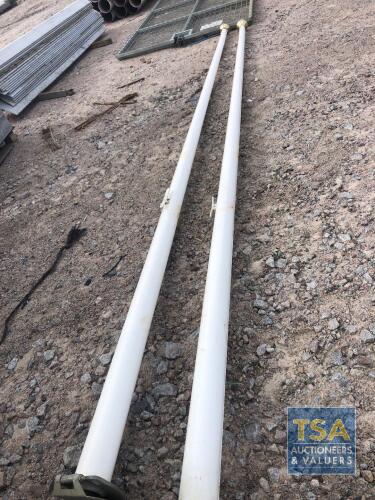 2 - 5M FLAG POLES