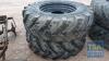 2 X 420/85/R30 KLEBER WHEELS & TYRES