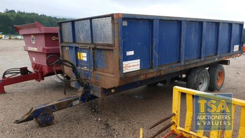 WOOTON GRAIN TRAILER C/W DETACHABLE SIDES