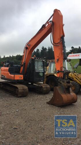 DOOSAN DX140 , YEAR 2017 , HOURS - 5463 , PLUS VAT