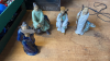 4 ORIENTAL FIGURINES
