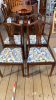 4 MAHOGANY CHAIRS