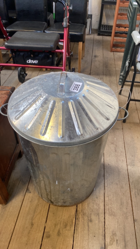 GALVANISED BIN