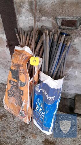 2 X BAGS DRAIN RODS