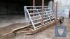 4 CATTLE HURDLES & TRAILER