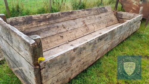 WOODEN FEED BUNKER