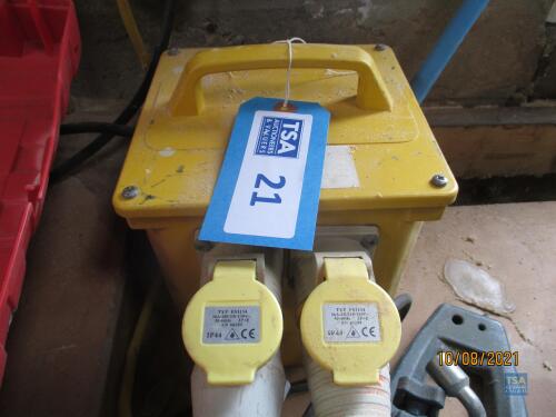 110V Transformer - 2 Outlet