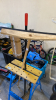 WORK BENCH & 2 SCRAPERS