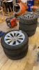 5 ASSORTED WHEELS WITH TYRES