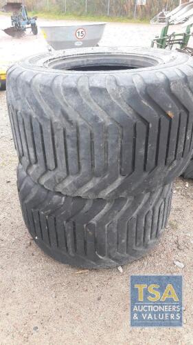 2 X 600/50/22.5 TYRES