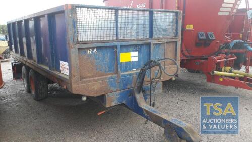 WOOTON GRAIN TRAILER C/W DETACHABLE SIDES