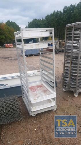 2 TRAY TROLLEYS