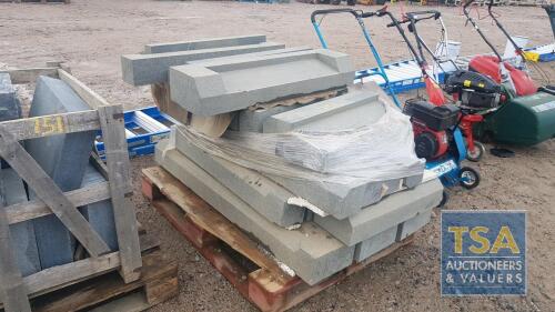 PALLET OF GREY GRANITE