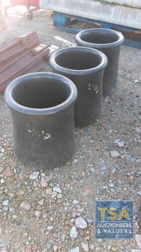 3 REDBANK ROLL TOP CHIMNEY POT S 300MM SLATE