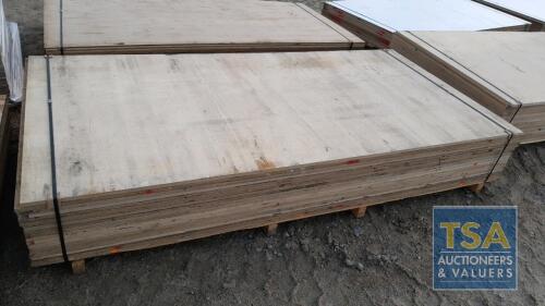 PALLET OF THICK PLYWOOD