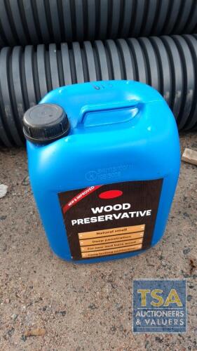 CAN OF WOOD PRESERVATIVE