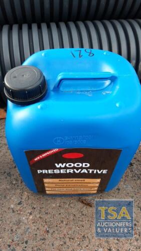 CAN OF WOOD PRESERVATIVE