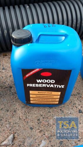 CAN OF WOOD PRESERVATIVE